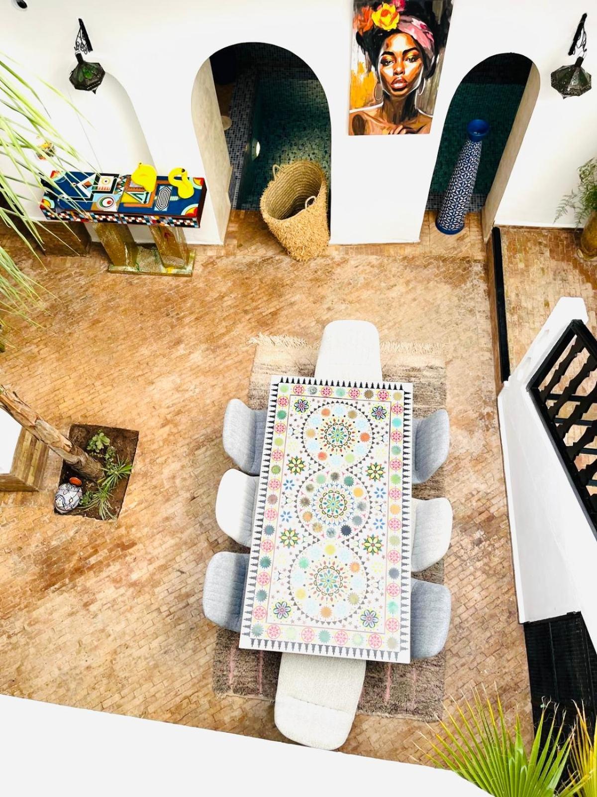 Riad Darna 4 Chambres Avec Piscine Et Petit Dejeuner Marrakesh Exterior foto